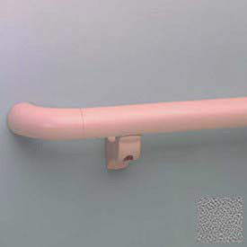 Return For Round Handrail, Vinyl, Gray