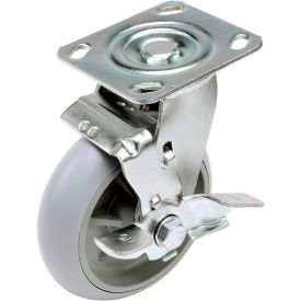 Global Industrial Replacement 6" Swivel Caster for Hotel Cart (Model 603575)