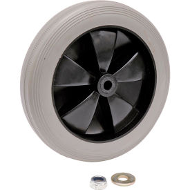 Global Industrial Replacement 8" Rear Wheel for Janitor Cart