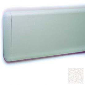 Wall Guard W/Rounded Top & Bottom Edges, 7-3/4"H x 12'L, Linen White