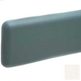 Wall Guard W/Rounded Top & Bottom Edges, 6"H x 12'L, White