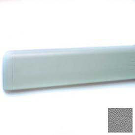 Wall Guard W/Rounded Top Edge, 4"H x 12'L, Gray