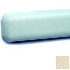 Wall Guard W/Rounded Top & Bottom Edges, 2-516"H x 12'L, Champagne