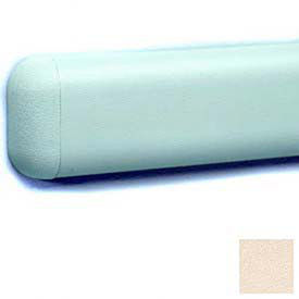 Wall Guard W/Rounded Top & Bottom Edges, 2-516"H x 12'L, Wheat