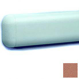 Wall Guard W/Rounded Top & Bottom Edges, 2-516"H x 12'L, Ginger Spice