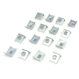 Global Industrial Shelf Clip Replacement for Cabinets, 16/Pk