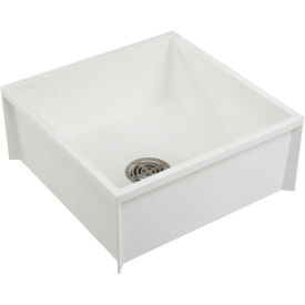 Fiat MSBID2424100 FIAT MSBID2424 24" X 24" Molded Stone Mop Sink