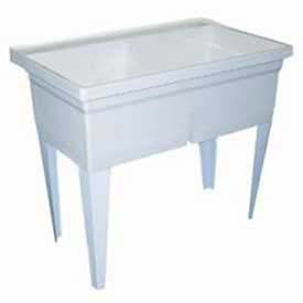 Fiat FLTDII100 Laundry Tub 40"L x 24"W x 33-1/4"H Floor Mounted, White