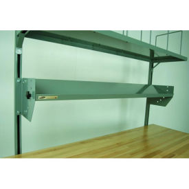 Stackbin Tiltable Shelf, 52"W X 12"D, Gray