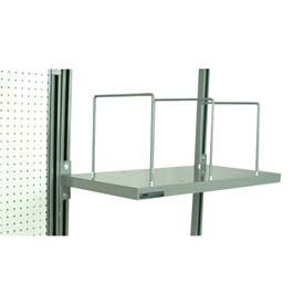 Stackbin Flat Cantilevered Shelf, 32"W X 16"D, Gray