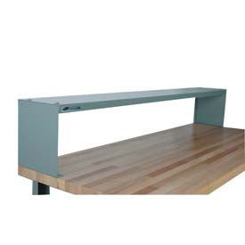 Stackbin Raised Shelf Fixed Height, 48"W X 10"D, Gray