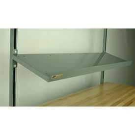 Stackbin Angled Cantilevered Shelf, 44"W X 12"D, Black