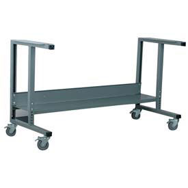 Stackbin Ergonomic Mobile Frame, 35"W X 27"D X 35-40"H, Gray