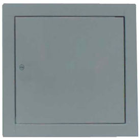 Multi Purpose Metal Access Panel, Cam Lock, 8"Wx8"H, Gray