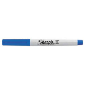 Sharpie 37003 Permanent Marker, Ultra-Fine, Blue Ink