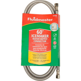 Fluidmaster Icemaker Water Supply Connector 1/4" Compression X 1/4" Compression X 60", 12IM60
