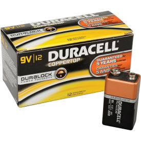 Coppertop 9V Batteries W/ Duralock Power Preserve - Pkg Qty 12