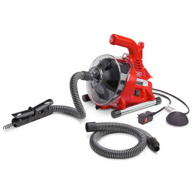 Ridgid® K-30 Auto-Clean W/MAXCORE 30'L x 1/4"Dia. Cable, 3/4"- 1-1/2" Line Cap, 55808