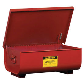 Justrite 27322 Bench Top Rinse Tank, 22-Gallon, Red