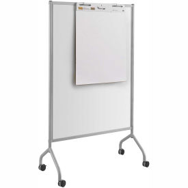 Safco® Impromptu® Full Whiteboard Screen, 42"W x 72"H, Gray