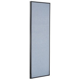 Global Industrial 24-1/4"W x 72"H Office Partition Panel, Blue