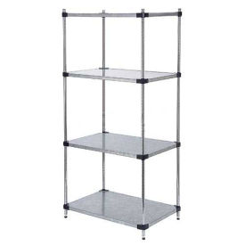 Nexel Shelving, Galvanized Steel, 60"W X 24"D X 54"H