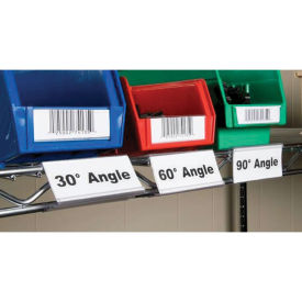 Aigner WRS-1253 Wire Shelving Label Holder, 3"W x 1-1/4"H, 25/Pk