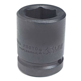 Proto 1" Drive Impact Socket 24mm, 6 Point, 2-13/32" Long, J10024M