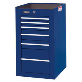 Side Cabinet - 6 Drawer, Blue, 19-1/2"L X 34"H X 25"D