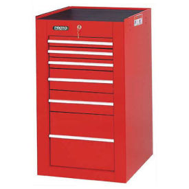 Side Cabinet - 6 Drawer, Red, 19-1/2"L X 34"H X 25"D
