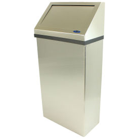 Frost Wall Mounted Waste Receptacle, Stainless Steel, 11 Gallon