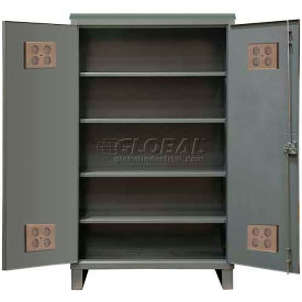 Durham Heavy Duty Outdoor Shelf Cabinet HDCO246078-4S95 - 12 Gauge 60"W x 24"D x 78"H