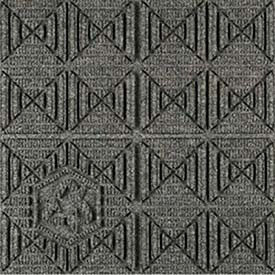 Waterhog Eco Premier Carpet Tile 22157014000 Black Smoke, 18"L X 18"W X 1/4"H, Geometric, 12-PK