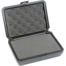 Black Plastic Protective Storage Cases with Pinch Tear Foam 10"x7-1/2"x2-3/4"