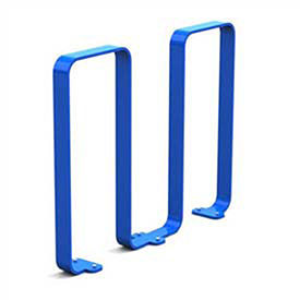 Linguini Steel Bike Rack, 5 Bike Capacity, Blue