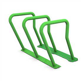 Surf Steel Bike Rack, 6 Bike Capacity, Green