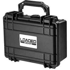 Loaded Gear HD-100 Hard Case, Watertight, Crushproof, 8-5/16"L x 6-5/8"W x 3-1/2"H