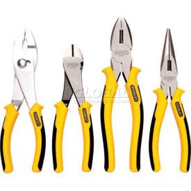 Stanley 4 Piece Bi-Material Plier Set
