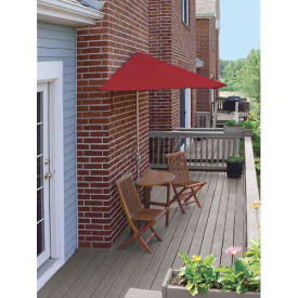 TERRACE MATES® CALEO Standard 5 Pc. Set W/ 9 Ft. Umbrella, Red Sunbrella