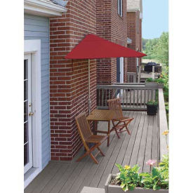 TERRACE MATES® VILLA Standard 5 Pc. Set W/ 9 Ft. Umbrella, Red Sunbrella