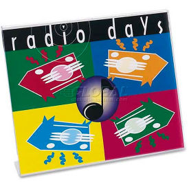 Deflect-o Sign Holder, DEF66701, Classic Image Slanted Landscape Holder, 11"W x 8.50"H