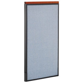 24-1/4"W x 43-1/2"H Deluxe Office Partition Panel, Blue