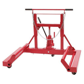 Sunex Tools 1500 lb. Hydraulic Wheel Dolly, Tilting Frame, Ball Bearing Casters