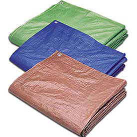 Hygrade Blue Poly Tarp, 5 Mil, 25'L X 40'W