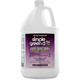 Simple Green d Pro 5 One-Step Germicidal Cleaner and Deodorant, 1 Gallon Bottle, 30501