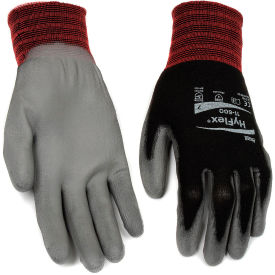 HyFlex® Lite Gloves, Black Foamed PU Palm Coat, Medium, 1 Pair - Pkg Qty 12