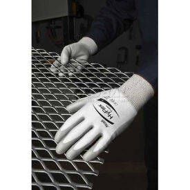 Ansell HyFlex® Cut Protection Gloves, Gray Polyurethane Palm Coat, Size 7, 1 Pair - Pkg Qty 12