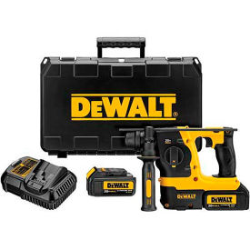 DeWALT 20V Max XR Brushless 1" L-Shape SDS Plus 3 Mode Rotary Hammer Kit, DCH273P2