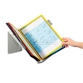 Durable DBL551500 Vario Pro Desktop Reference System,10 Panels,9 7/8 x 15 1/2 x 6 1/4