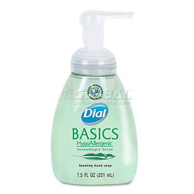 Dial Professional Basics Hypoallergenic Foaming Hand Wash, Honeysuckle Scent, 7.5 oz